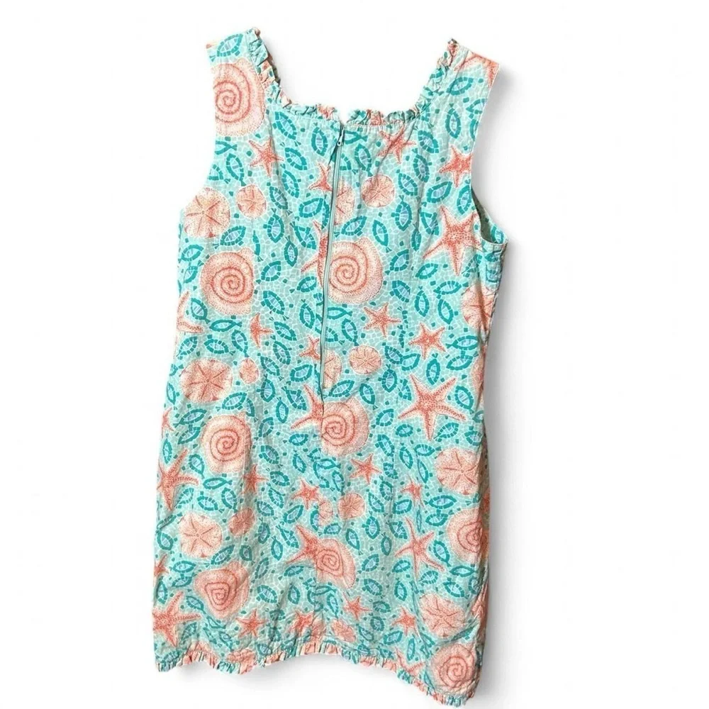 Vintage Lilly Pulitzer Girls Dress 🌊 Seashell Print Size 14